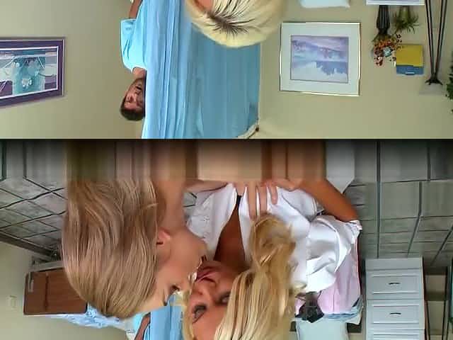 Brazzers - Sexy blond nurse gives her patients a sponge bath