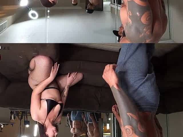BBC Threeway with Thick Brunette hair