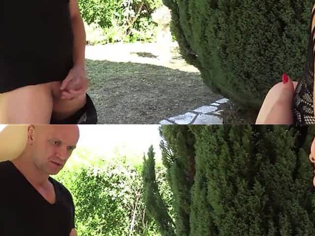 A young woman, described as having a fuller figure, experiences sexual encounters with multiple large penises.