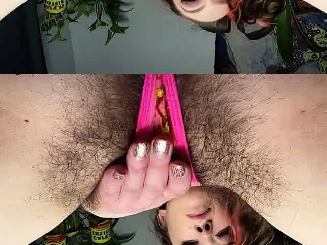 Simone Soros - Finger fuck Simone Soros perfect hairy pussy