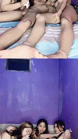 Dientot ganas sama pacar cowok cewek scandal bini orang binor live gangbang foursome party cute teen sex hotwife fuck hard by bo