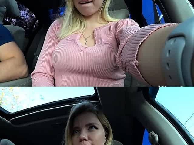 Crazy PUBLIC Blowjob with CUM IN MOUTH!