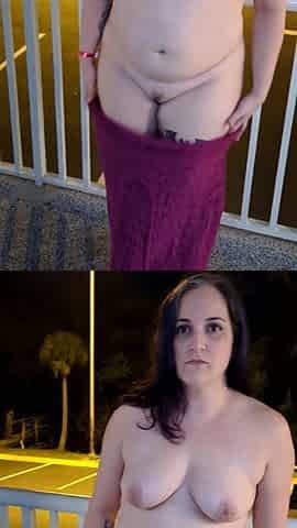 Hot Wife Teasing Outside of the Hotel Room!