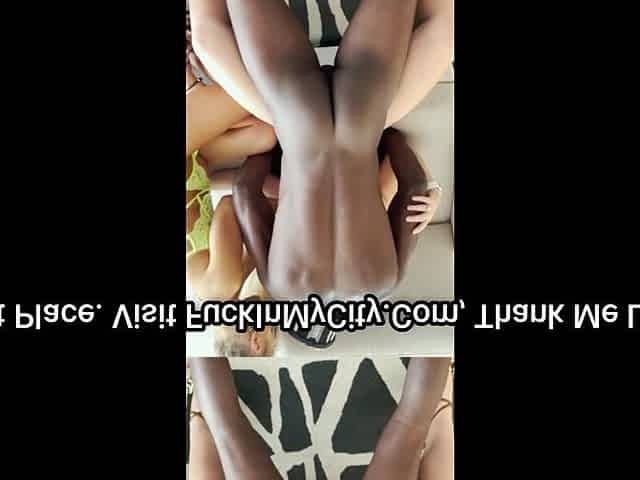Interracial Threesome Shares Wild Passionate Heat