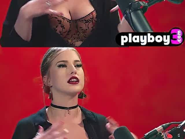 Octavia Red sexy masturbation for Playboy after interview with Bree Mills