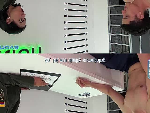 Colombian police stop a nerdy chap & bang him in the station until creampie! Pipeboy1 & Kylei Ellish