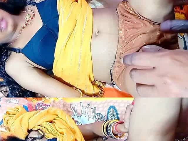 Hot Indian Girlfriend Fucking My Step Daddy Shearing a Bed Hindi Audio