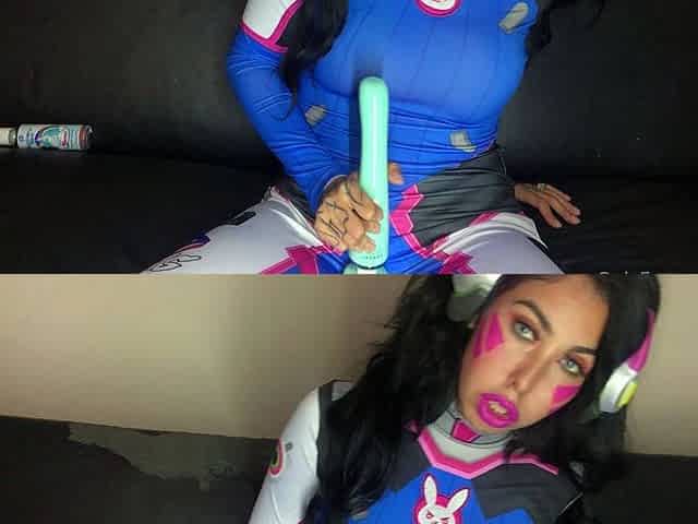 Stacked brunette goes solo toys and masturbation