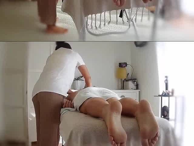 Real oriental massage filmed with a glad ending