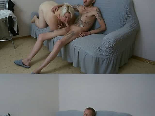 My Wife Watches Me Fuck My Girlfriend in Her Mouth and Pussy