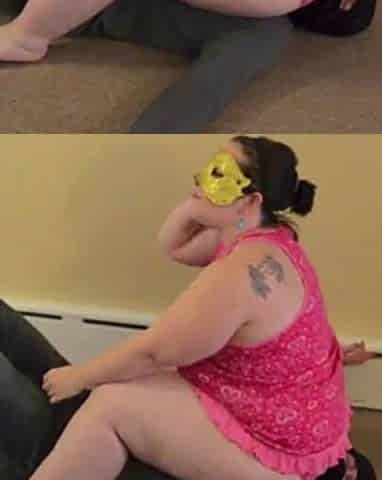 Mystique in butt drops & throatsitting