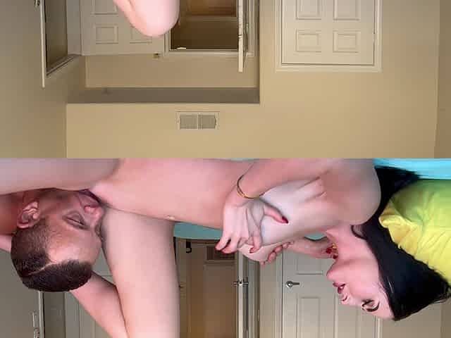 Beautiful & Busty Brunette Cum All Over Big Cock - Violet Voss