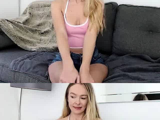 Hot Blonde Babe Solo Masturbation
