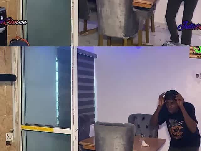 Ebony General In Madam Of The House Was Sexually Touched In The Kitchen