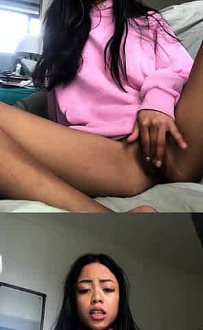 Hot Busty Webcam Chick Solo Masturbation