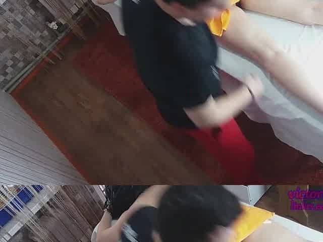 climax from a stranger in a real massage session
