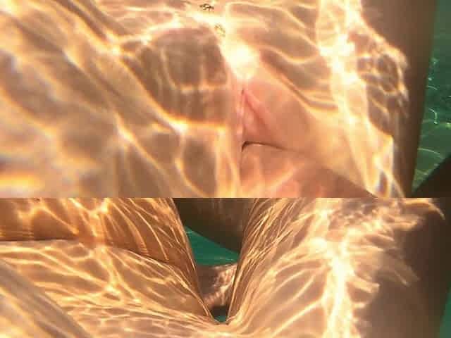 Risky Fucked Swim Girl Underwater Public Anal and Pussy Fuck on the Beach Jessijek