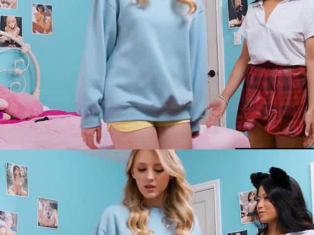 ADULT TIME - Futanari Hentai Fan Alona Bloom Caught Jerking