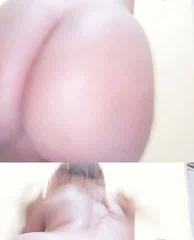 Big Bouncy Ass Chiqshowing off Big Clit and Ass to Be Fucked