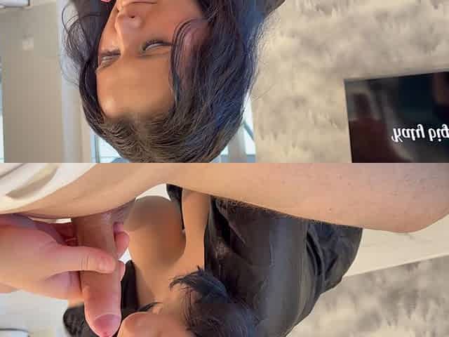 Stepmom Caught Stepson Masturbating and Decided to Help Him