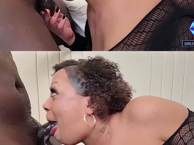 Ebony Stepmommy Gets Massive Facial