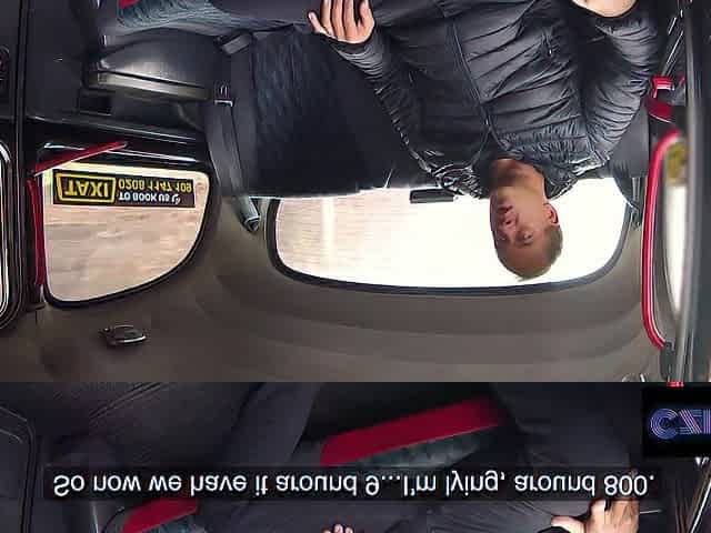 CZECH XXX - Hawt Blond Taxi Driver with Hugh TITS gets Snatch Licking Orgasms