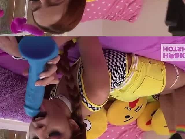 Girl In Pigtails & Braces Gets Fucked By Online Date - Vanna Bardot