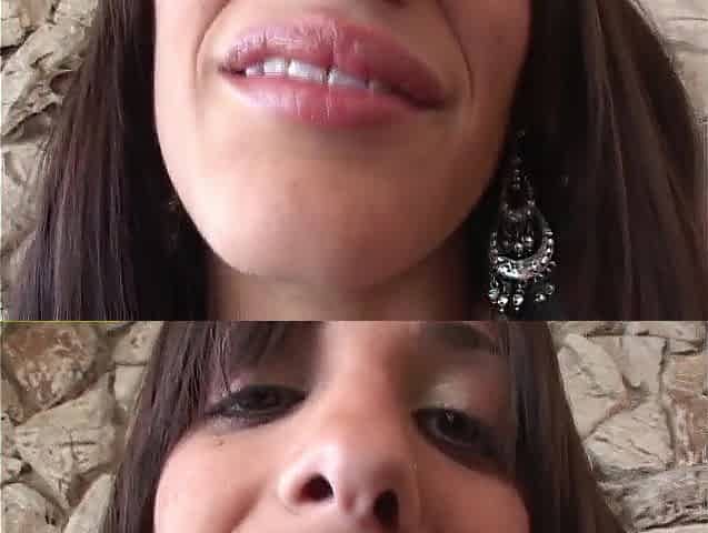 Youthful brunette hair gets vagina banged and facialized