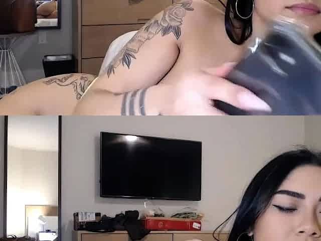 Beautiful brunette with big boobs jerk off instrucions