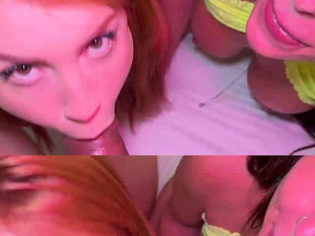 Two Latinas And A Big Cock In A Horny Threesome