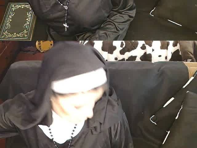 Shy Smokin' Nun