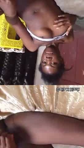 Teen gal masturbating with her petite toy