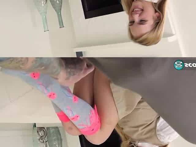 Teen Natalie Knight Gets a Foot Worshipping and a Facial