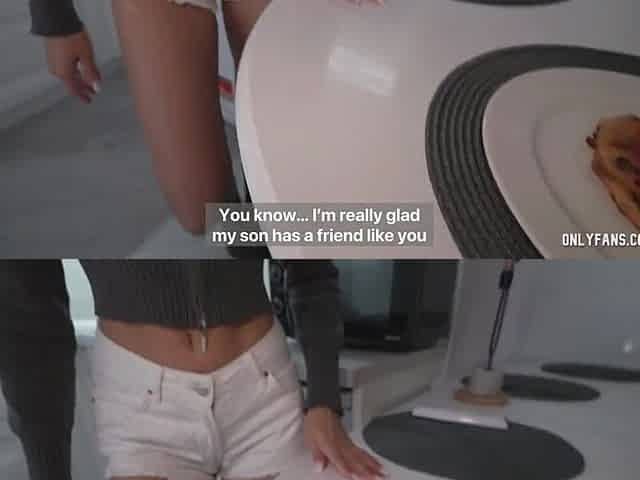 My Classmate's Sexy Stepmom Rides Me with Her Biggest Booty