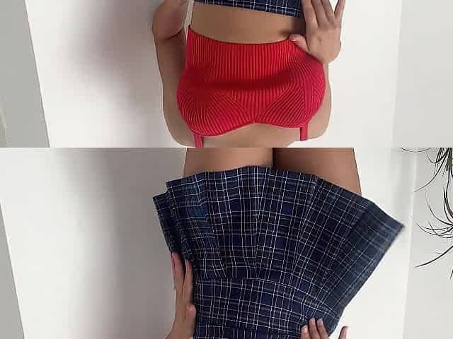 excited schoolgirl with a,azing Butt likes ass-plug previous to classes