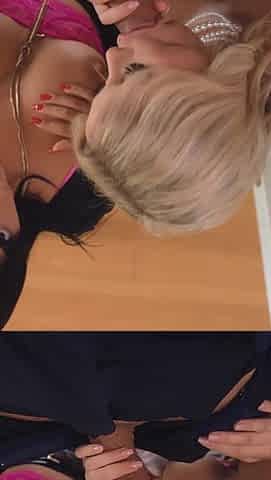 Maya Rose and Megan Fiore Pleasure You in Naughty Office Sex Scene