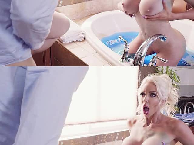 Top mommy enjoys young lad fucking her hard