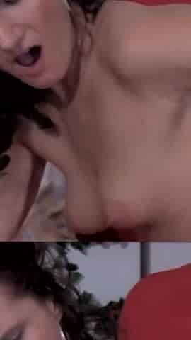 Young couple dogging fucking in the bedroom