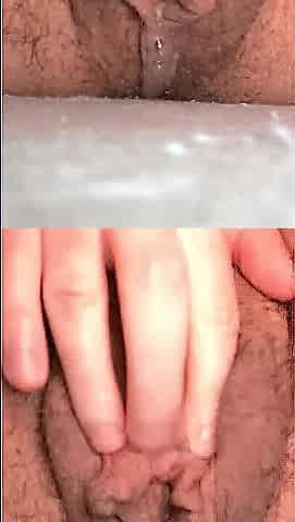 FTM Teases and Edges Moist Snatch