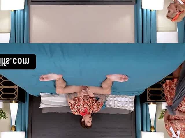 Excited golden-haired stepmother versus my clueless penis