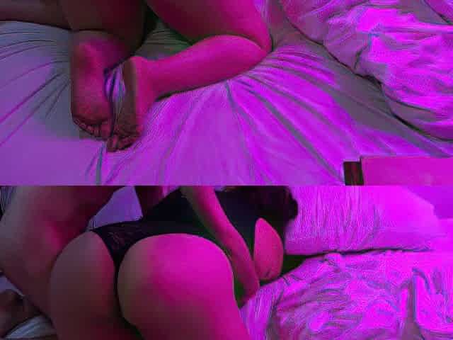 Real obese vs slim mixed pair - playful vehement foreplay - LARGE BOOTAY SHAKIN