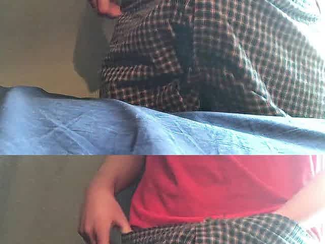 Porn for Honeys: White Jackoff with Spunk fountain Outside