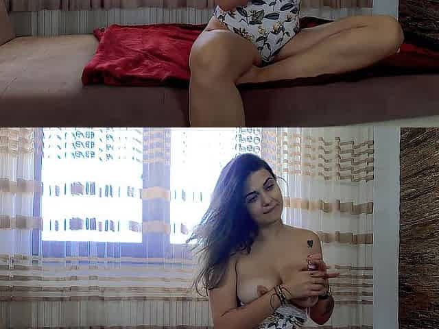 Large tits teen JOI