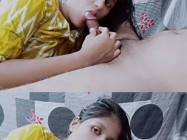Bhabhi Sucks Neighbor's Dick