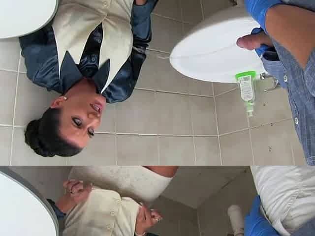 Pissing in action -