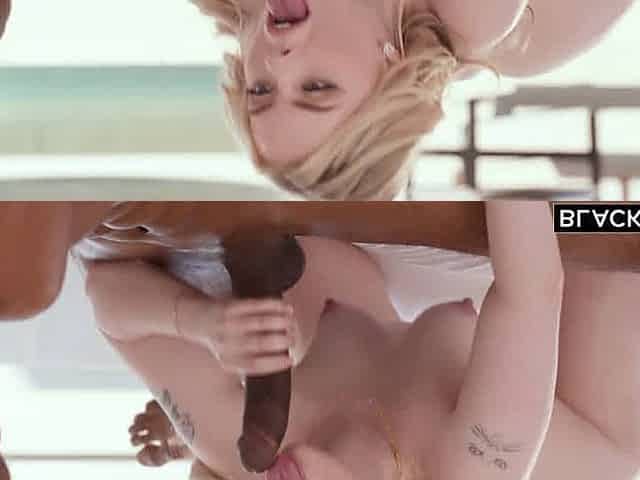 Tiny Blonde Is A Brat For BBC