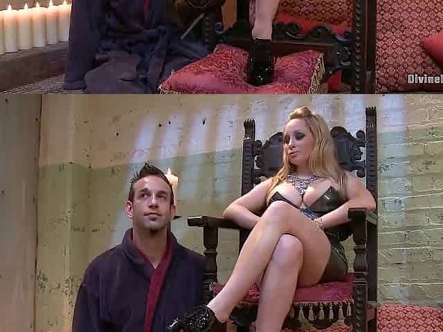 Chastity Tease And Denial: Hump The Air Bitchboy - Aiden Starr