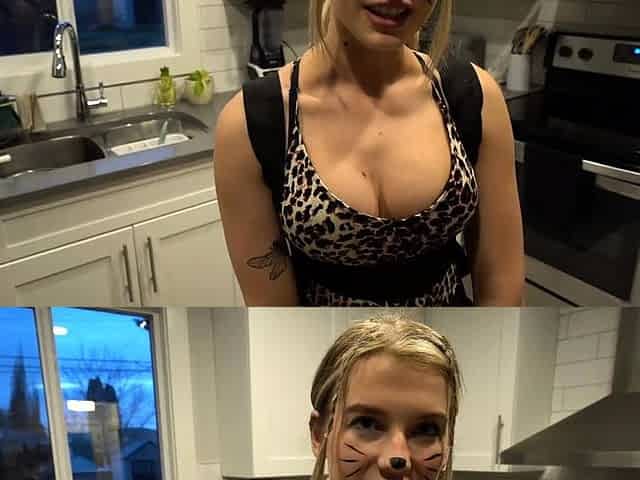 Homemade amateur blonde blowjob