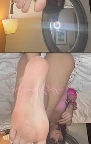 I see you staring at my wiggly toes