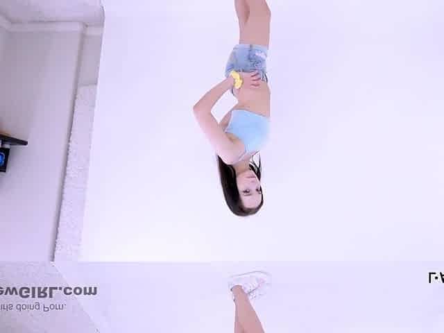 Cute youthful beauty's unexpected passion unfolds in a raw intimate view